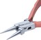 The Beadsmith Satin Touch Round Nose Pliers, 5.75 inches (145mm) with polished steel head, comfortable contoured grip handles and double-leaf springs, tool for jewelry making